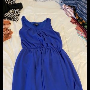 Royal blue dress